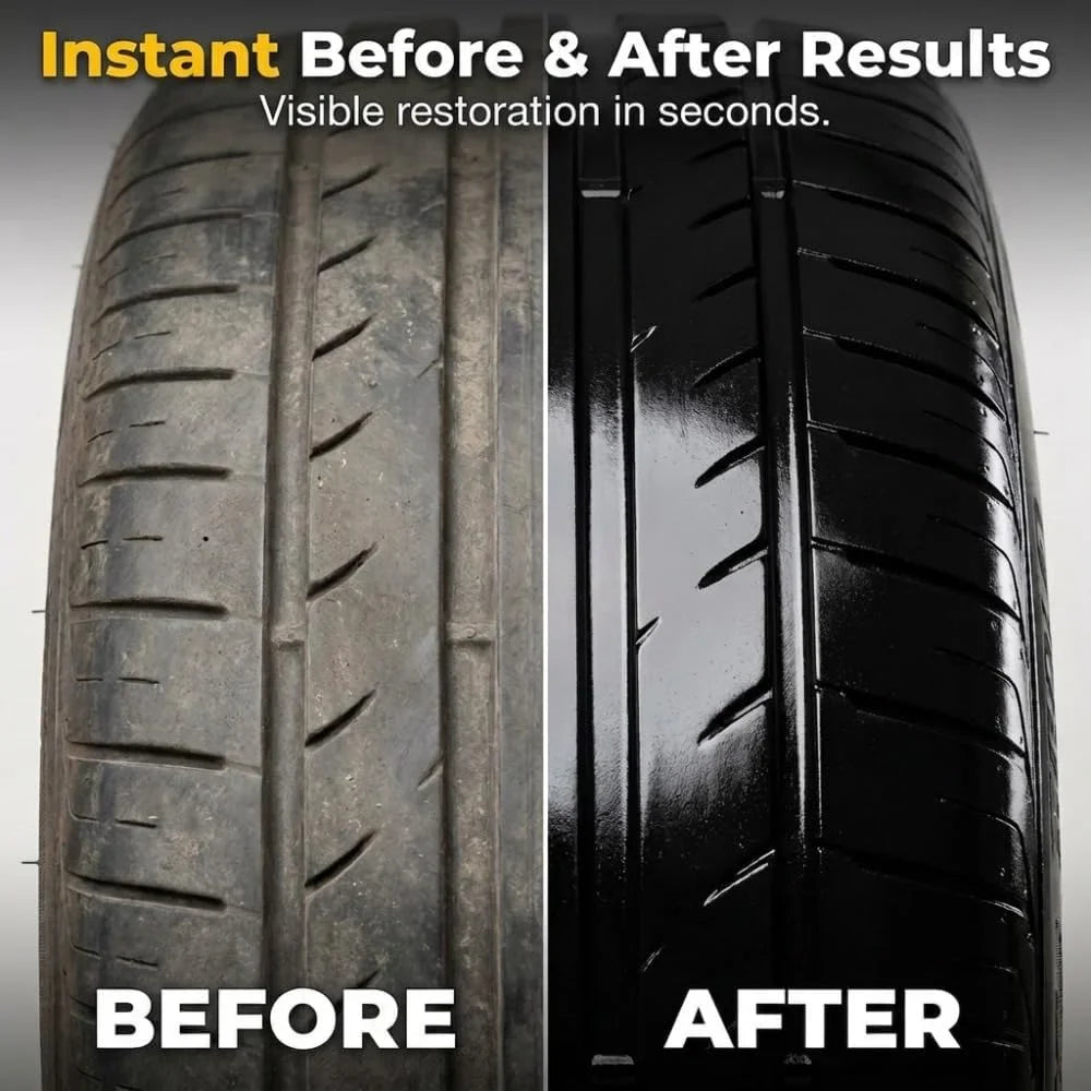 Tire Shine & Restorer | UV Protection for Tires, Plastic & Vinyl