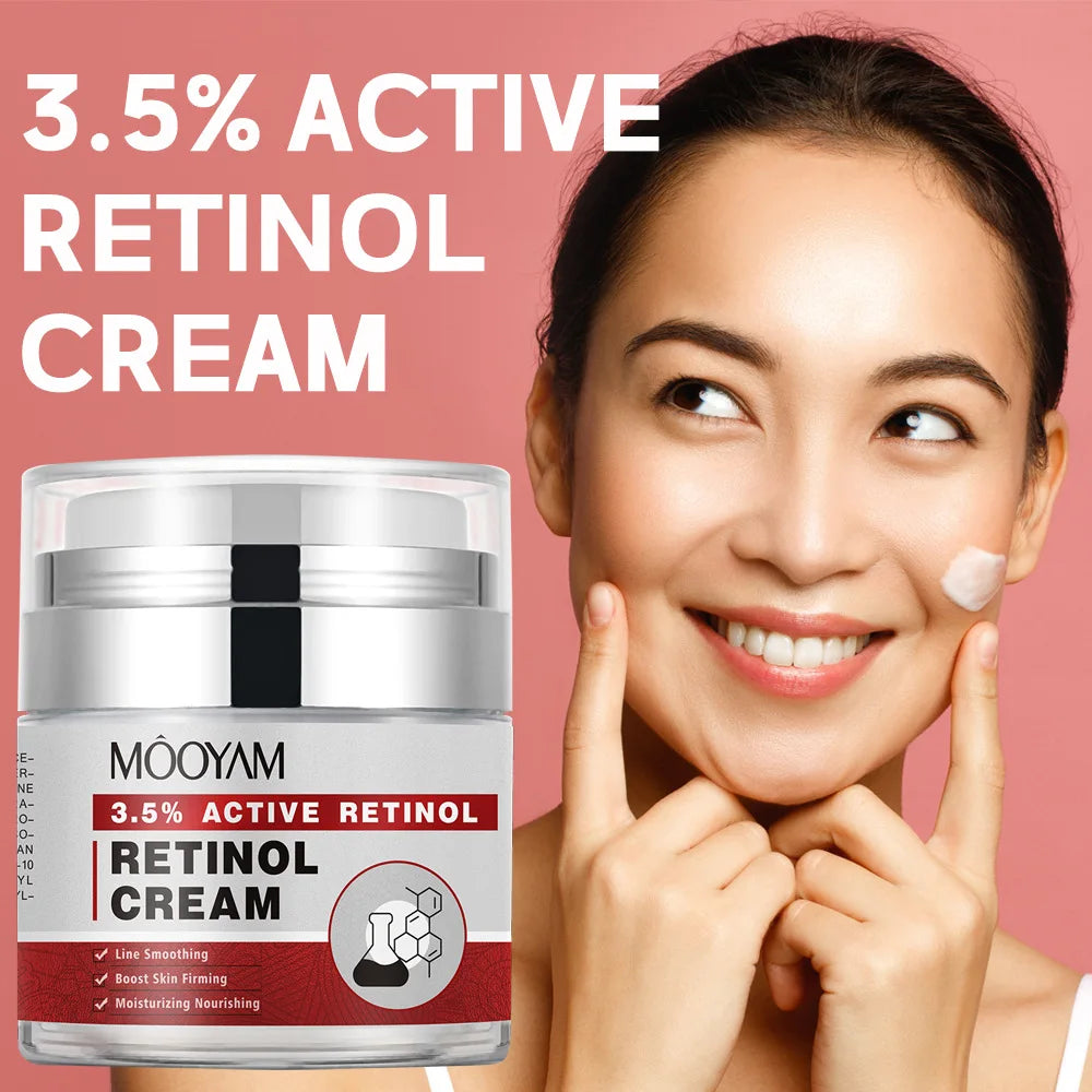 Instant Retinol Cream Wrinkle Remover Firming Lifting Anti Aging Fade Fine Lines Moisturizing Whitening Korea Repair Skin Care Peaceful Pleasures Health and Wellness