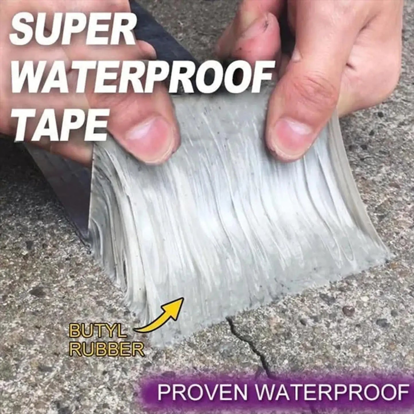 Butyl Rubber Waterproof Tape 1.5mm – RV Roof, Pipe & Gutter Seal