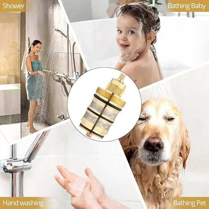 Brass Thermostatic Shower Cartridge | Mixer Valve Replacement