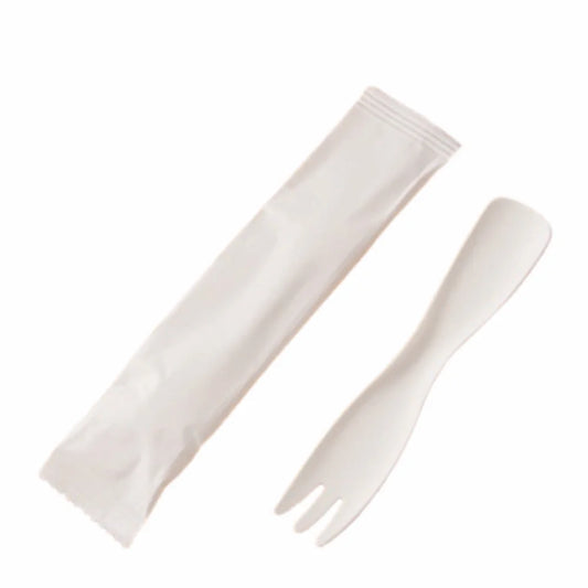 100-Pack Disposable Wooden Spoons & Forks | Eco-Friendly Disposable Cutlery Oasis Select 100Pcs Fork B