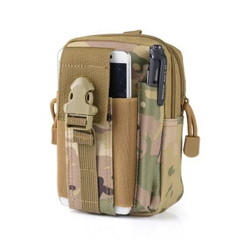 Camouflage Tactical Fanny Pack | Hiking Running Belt Bag