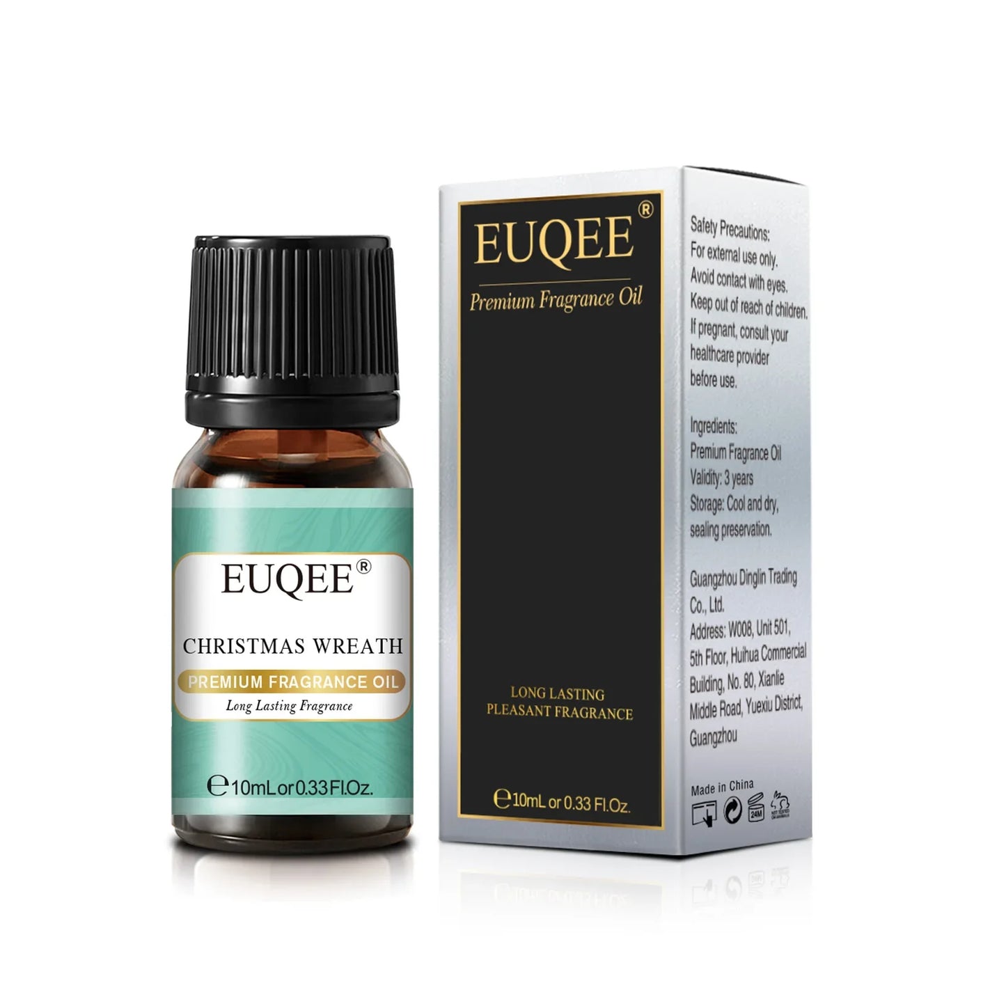 EUQEE 10ml Fragrance Oil – Reed Diffuser, Candle & Aromatherapy