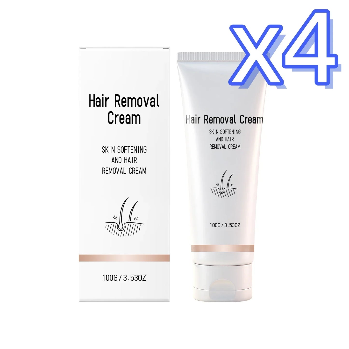 Painless Hair Removal Cream – Gentle & Nourishing 100g