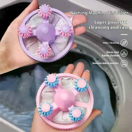 Washing Machine Lint & Hair Catcher Filter Mesh Bag Laundry Filter Bag Peaceful Pleasures Health and Wellness