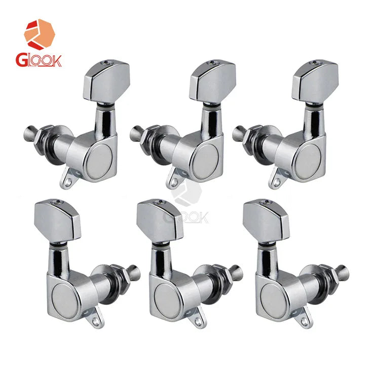FLEOR 3x3 Tuning Pegs Acoustic Guitar Machine Heads Tuners Keys 3L3R