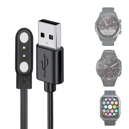 Charger Adapter USB Charging Cable For Mibro GS/GS Pro / A2 / T2 / T1/C3/C2/Lite 2 Smart Watch Power Charge Accessories Peaceful Pleasures Health and Wellness