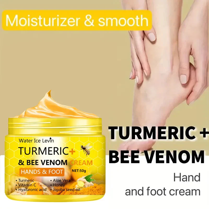 Turmeric Bee Venom Foot & Hand Repair Cream – 50g