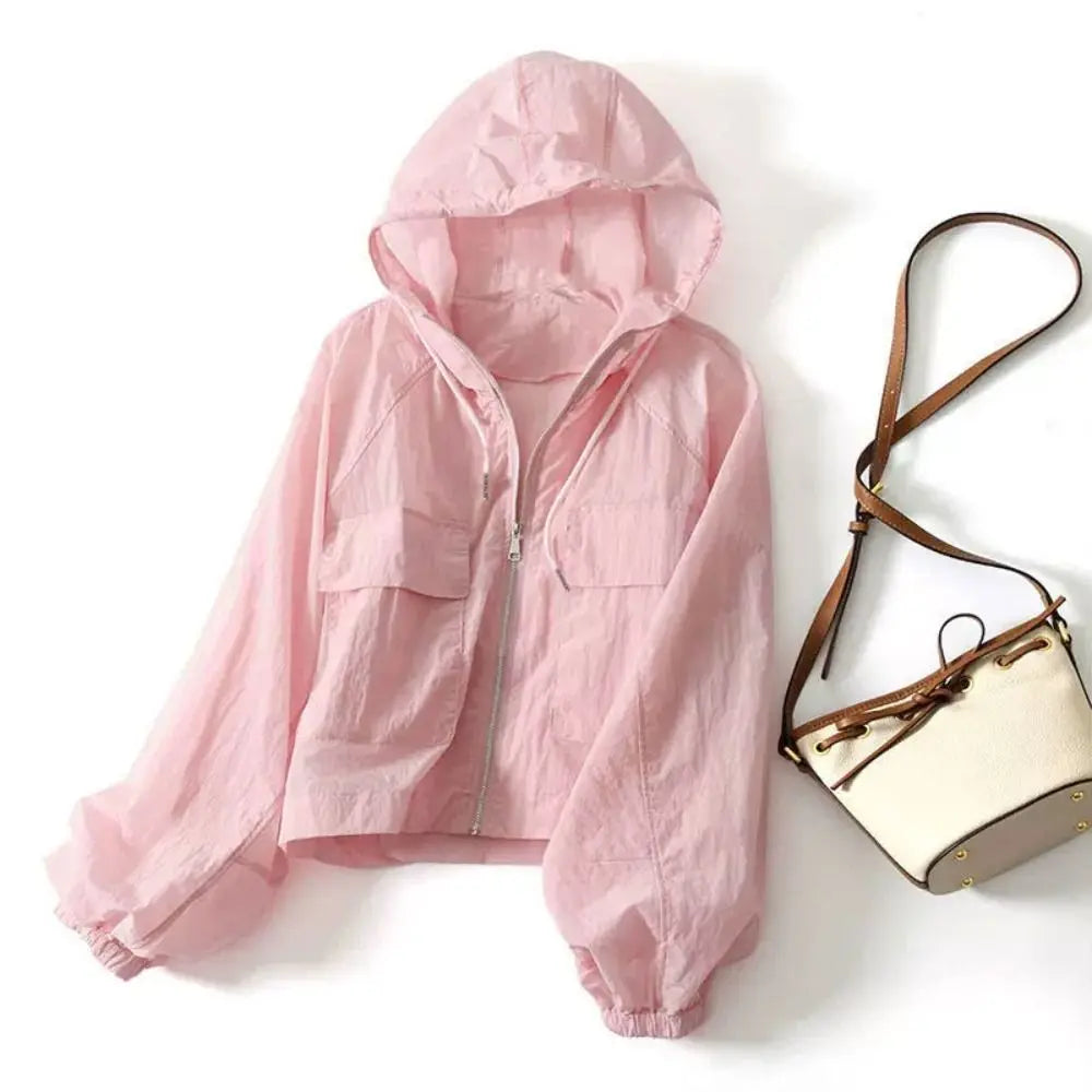 Sunscreen Clothing for Summer - UV Protective Outwear Peaceful Pleasures Health and Wellness Pink L