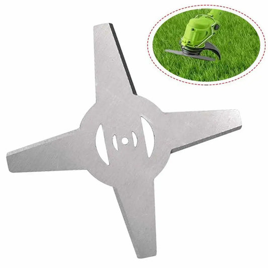 150mm Metal Grass Trimmer Blades for Electric Mowers Peaceful Pleasures Health and Wellness