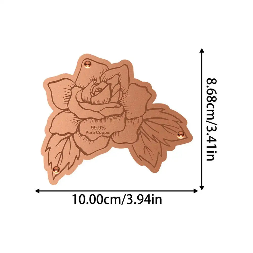 Copper Bird Bath Purifier Disk – Triple-Point Support