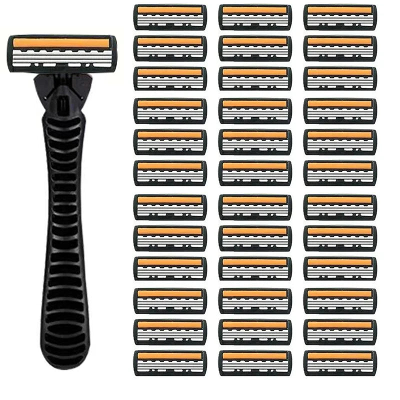 Premium Stainless Steel Safety Razor – Replaceable Blades