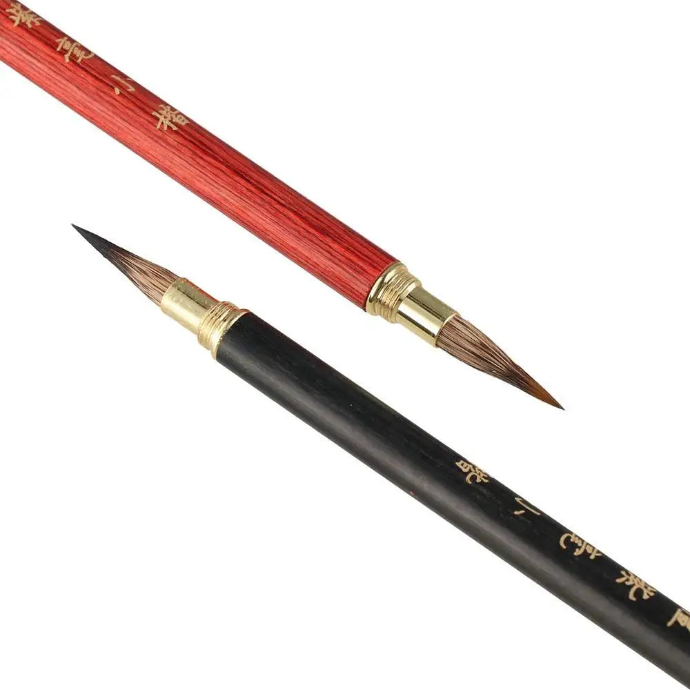 Calligraphy Brush Art Paint Brush Oil Painting Chinese Brushes Script Writing Brush Wolf Hair Crisperding Peaceful Pleasures Health and Wellness