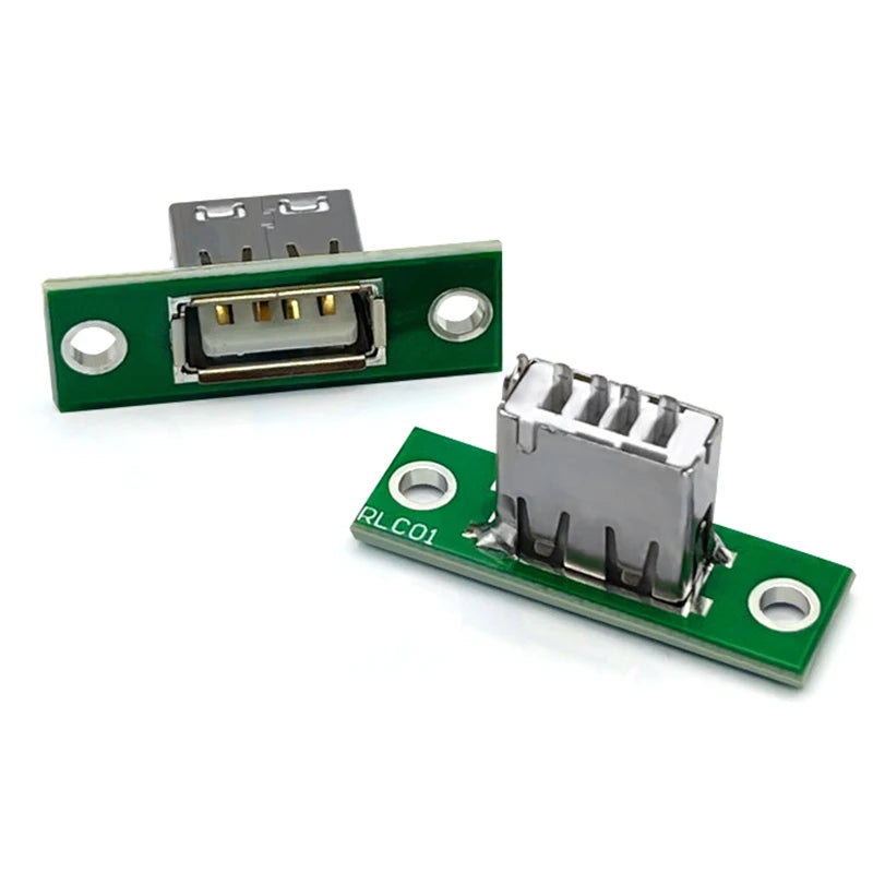 5-Pack USB Panel Mount Connector with Fixed Board | DIY Repair USB Panel Connector Peaceful Pleasures Health and Wellness