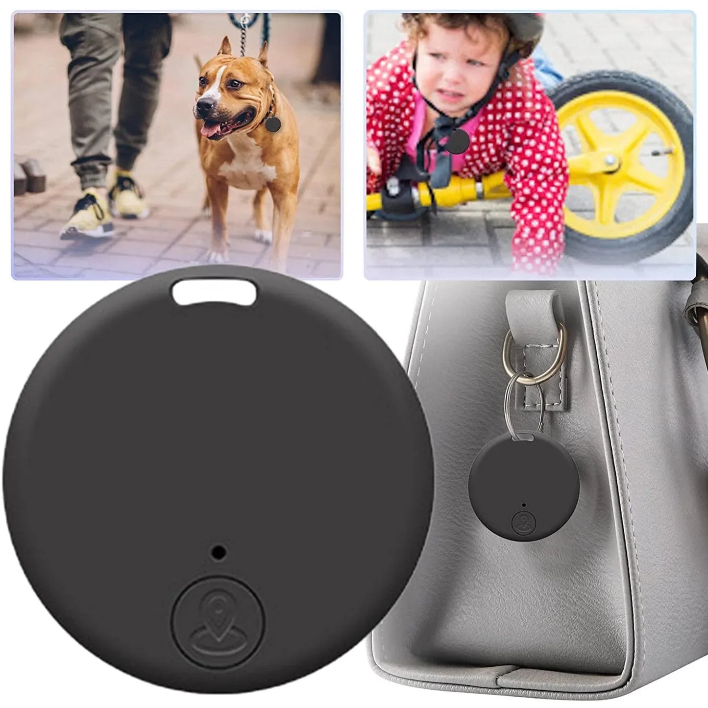 Bluetooth 5.0 Mini Anti-Lost Tracker – Keys, Pets & Kids