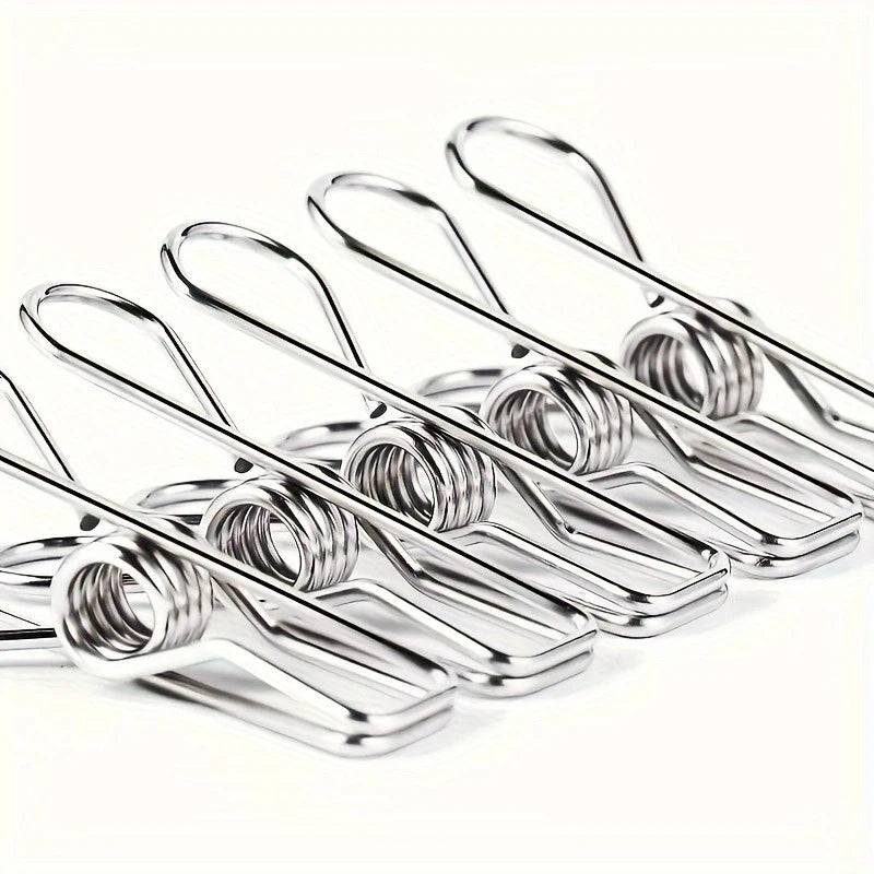 Stainless Steel Clothes Pins Durable Pegs Multi-purpose Metal Wire