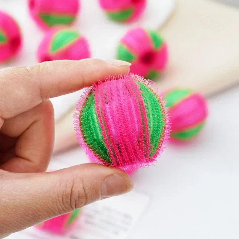 Laundry Lint & Hair Remover Balls – 6 or 12 Pack Laundry Lint Remover Ball Peaceful Pleasures Health and Wellness