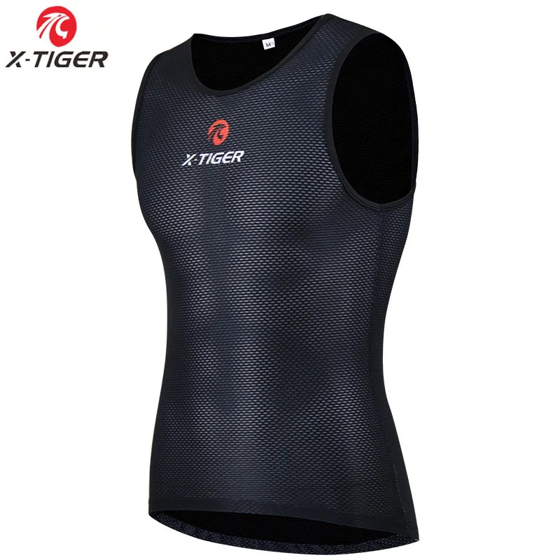 X-TIGER Men's Sleeveless Cycling Vest | Cool Mesh Quick-Dry
