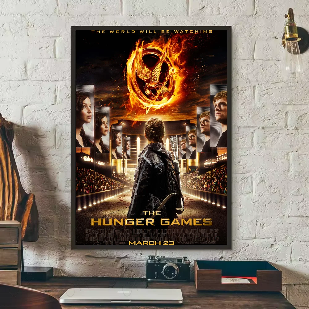 Hunger Games HD Movie Poster | Waterproof PVC Wall Art Décor Movie Wall Poster Peaceful Pleasures Health and Wellness z5 15X20cmNoframe