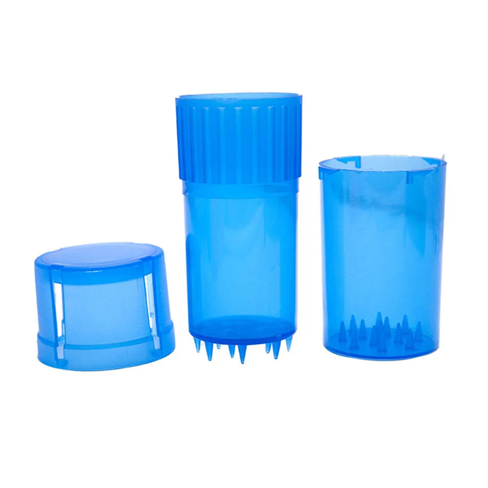 1pcs Plastic Grinder With Storage Box Function 40mm Diameter Tobacco Herb Crusher Smoke Grinders Smoking Accessories Amoladora Peaceful Pleasures Health and Wellness