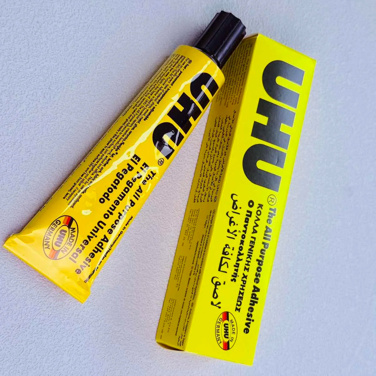 UHU All Purpose Clear Adhesive Glue 35ml | Fabric, Leather & DIY