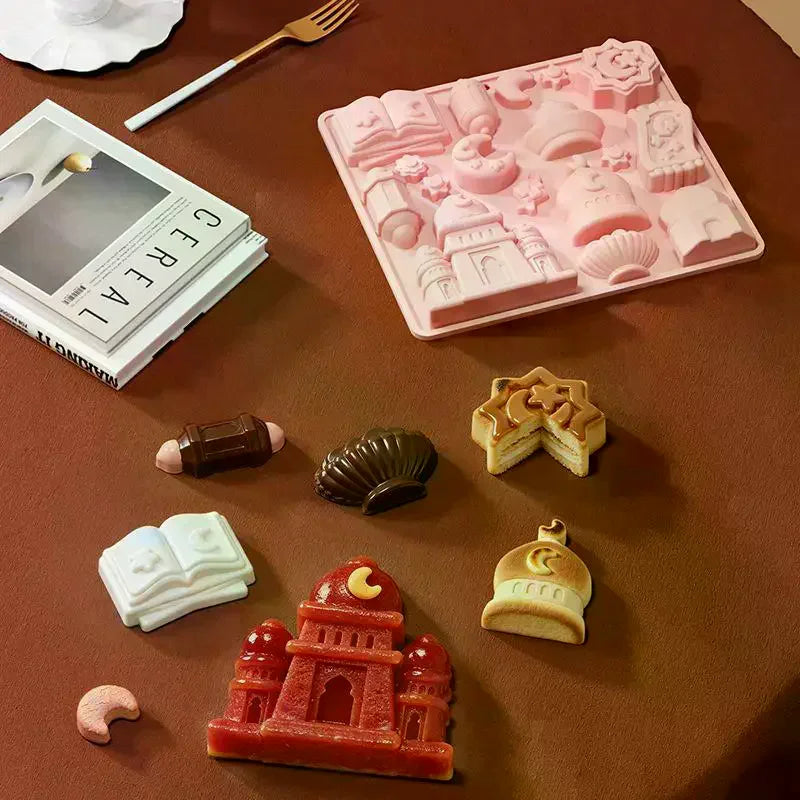 3D Castle Silicone Baking Mold – Non-Stick Chocolate & Mousse