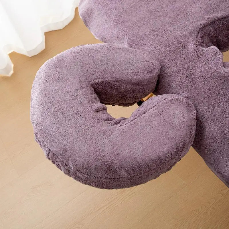 U-Shaped Microfiber Face Cradle Cover | Massage Headrest Pillow