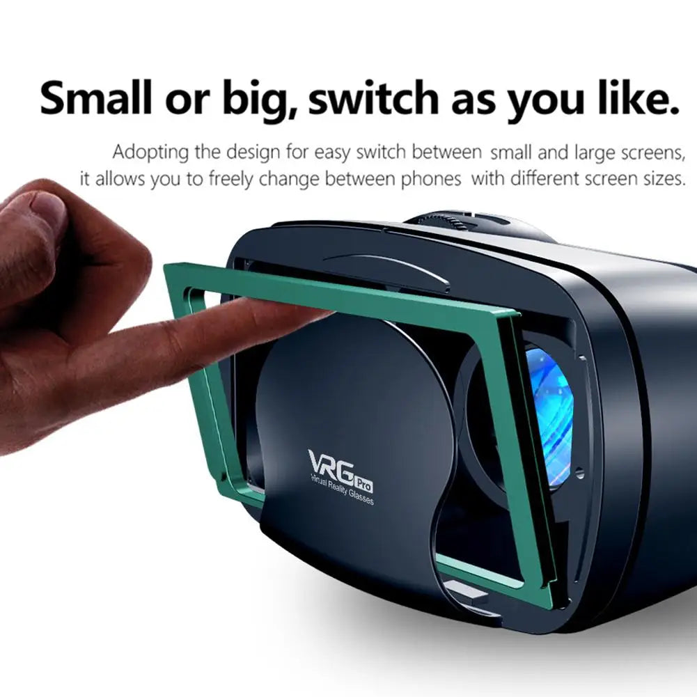 AyeBeau VRG Pro+ 3D VR Headset with Built-In Headphones