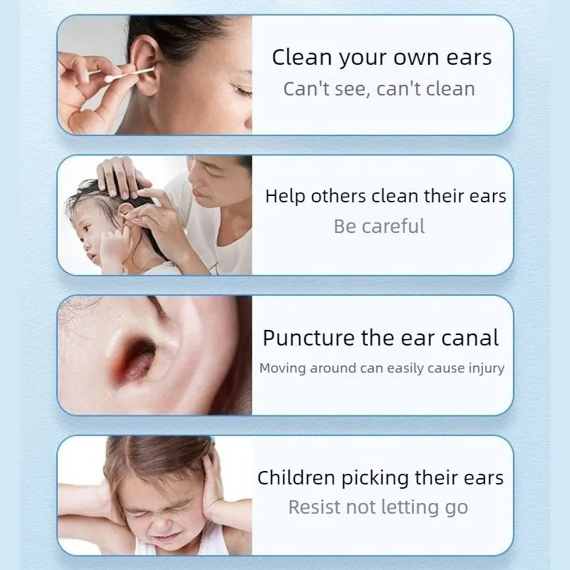 Ear Wax Removal with 6 Pcs Ear Set Ear Canal Cleaner with HD 1080P Camera Ear Cleaning Kit Otoscope for IOS & Android Peaceful Pleasures Health and Wellness