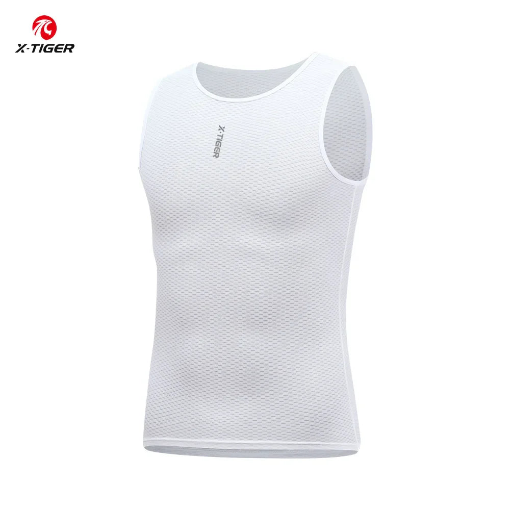 X-TIGER Men's Cycling Base Layer Vest | Quick Dry & Breathable