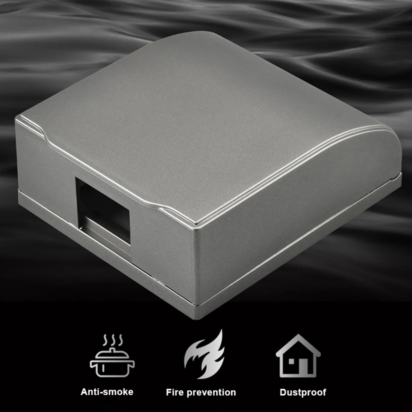 Socket -Proof Box Flame Retardant Firmly Close Case Box for Home Hotel Bathroom Kitchen Peaceful Pleasures Health and Wellness