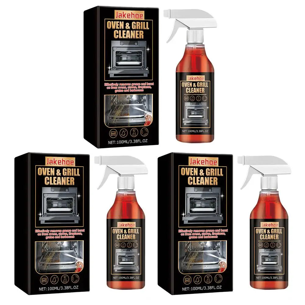 Ovens Cleaning Foam Spray Strong Kitchen Remove Grill Stove Oil Stains All Purpose Cleaner for Kitchen Appliances Household Care Peaceful Pleasures Health and Wellness 3pcs