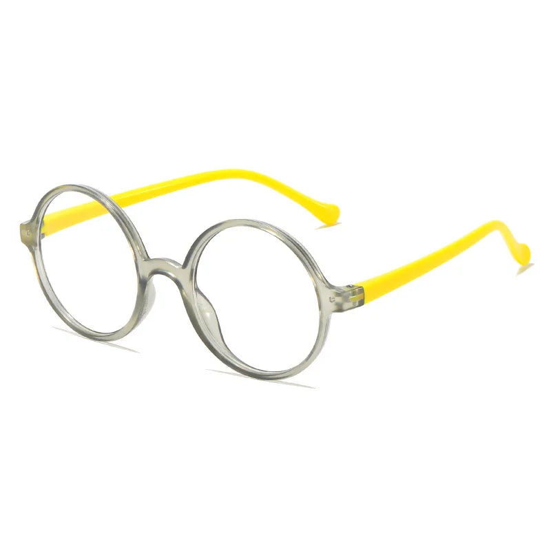Kids Round Glasses Frame Clear Lens | Korean Style Photo Prop