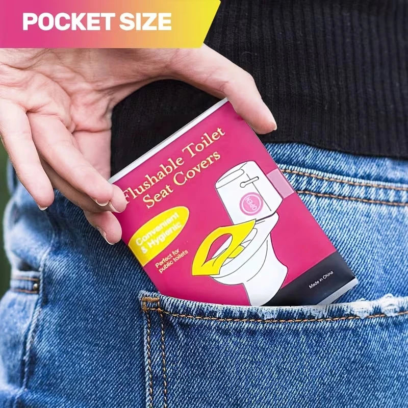 Disposable Toilet Seat Covers 10/40/70 Pack – Travel & Hotel