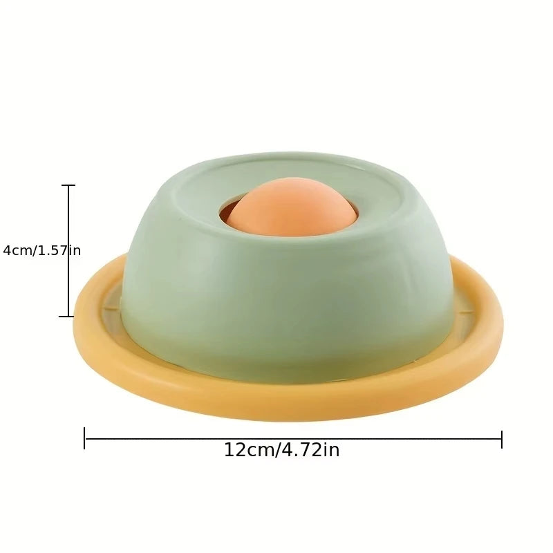Cat Lick Mat Slow Feeder Interactive Puzzle Toy Anti Vomiting Boredom Relief Grooming Licking Pad for Anxious Cats Peaceful Pleasures Health and Wellness Green