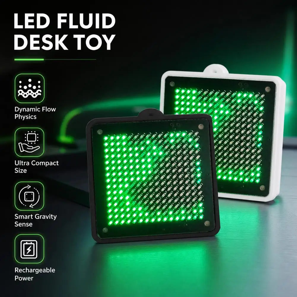 LED Fluid Simulation Lamp | Gravity Sensor Desk Toy Light