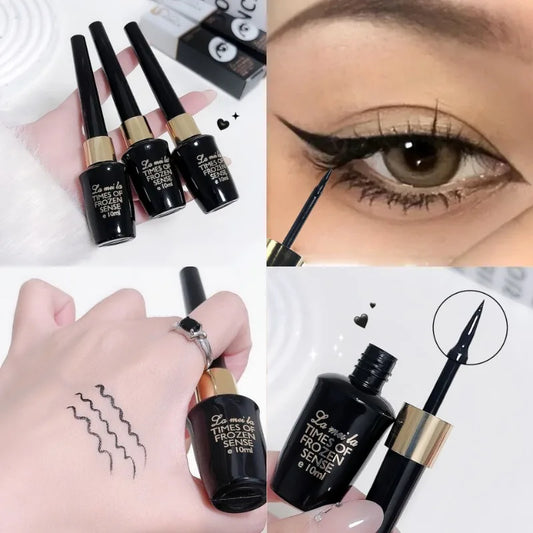 Waterproof Black Liquid Eyeliner Pen – Ultra-Fine, Long-Lasting Liquid Eyeliner Pen Peaceful Pleasures Health and Wellness