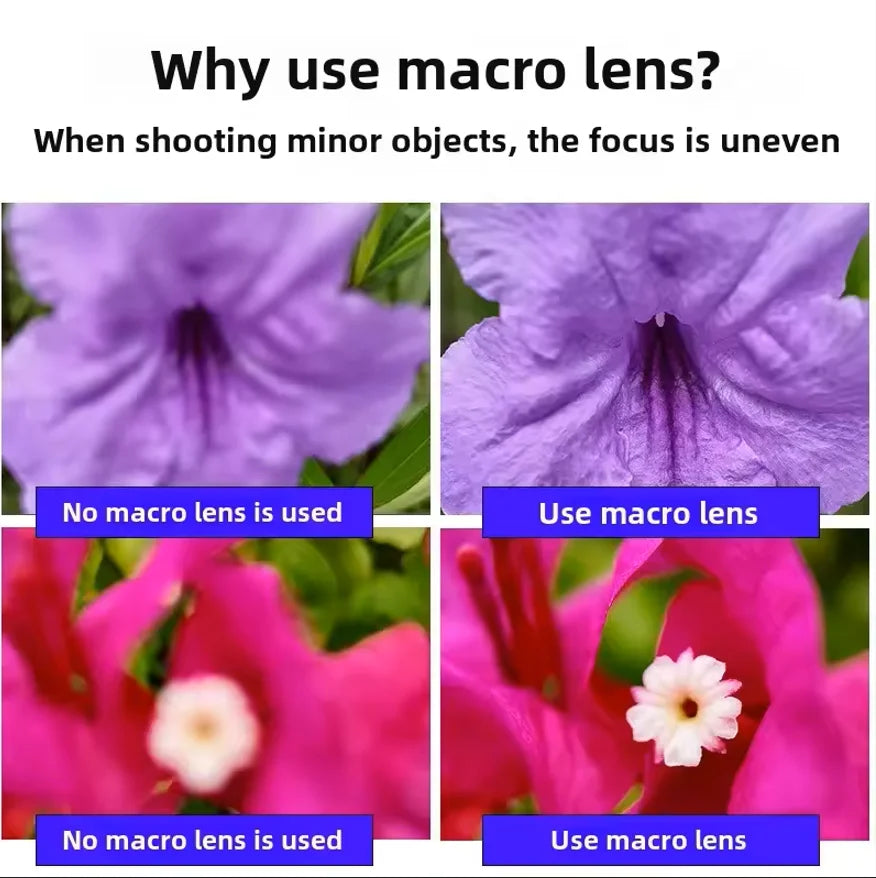HD 10X Macro Lens Filter for Insta360, DJI Action & GoPro