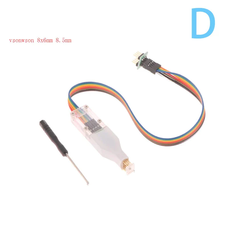 SOP8 WSON Flash EEPROM Chip Burner Cable – Spring Probes