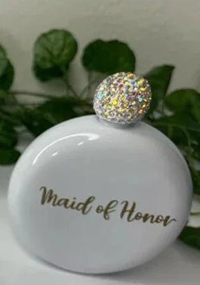 Bride & Bridesmaid Flask | Bachelorette Wedding Party Gift