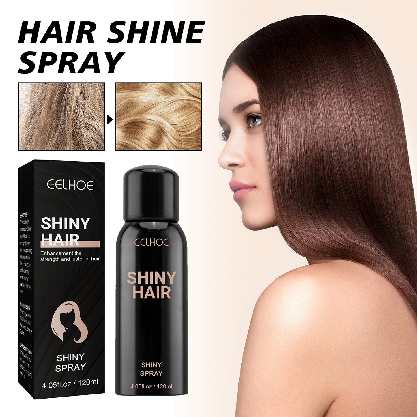 EELHOE Hair Repair Spray – Nourishing, Brightening & Moisturizing Hair Repair Spray Peaceful Pleasures Health and Wellness