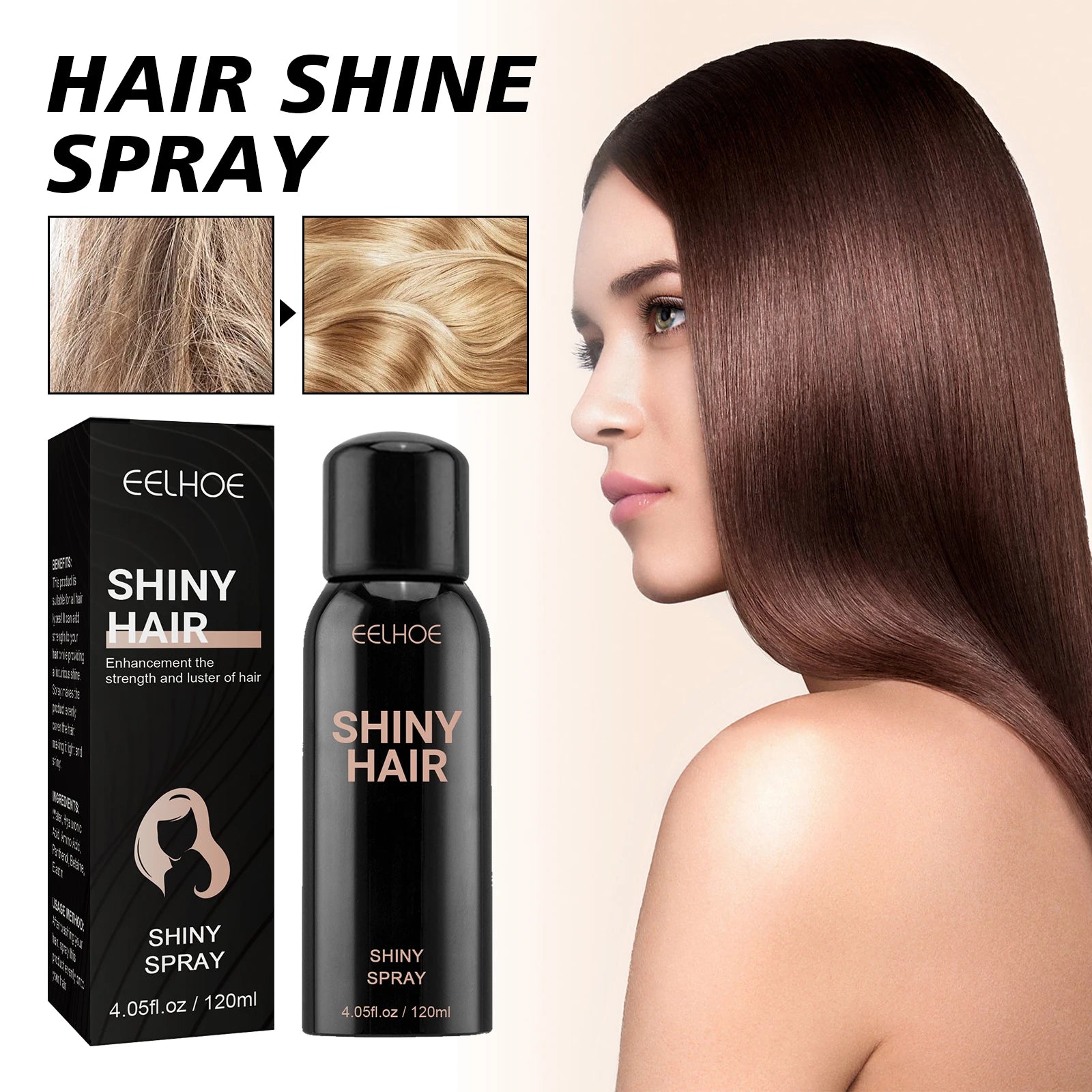 EELHOE Hair Repair Spray – Nourishing, Brightening & Moisturizing Hair Repair Spray Peaceful Pleasures Health and Wellness
