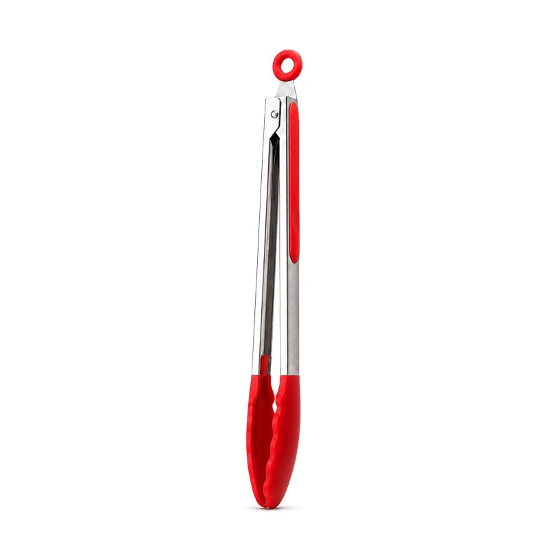 Silicone Tip Kitchen Tongs Set 3 Sizes – BBQ & Cooking Tongs