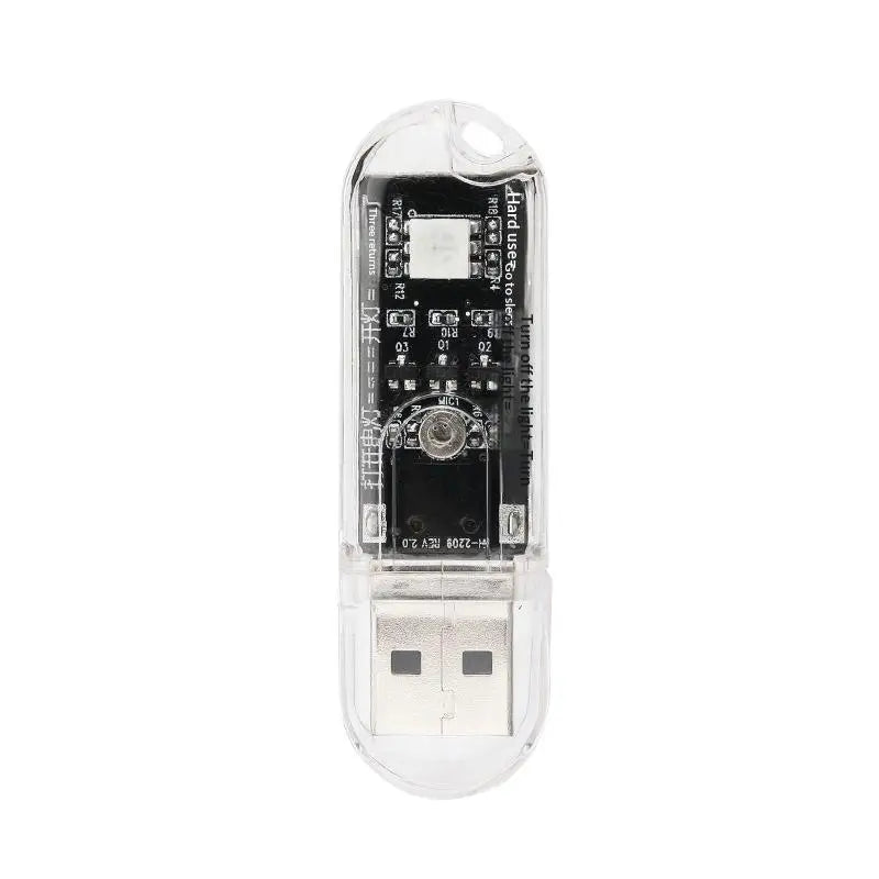 USB Sound Activated LED Night Light | AI Voice Bedside Lamp