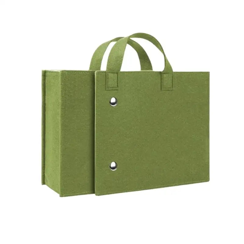 Foldable Felt Tote Bag – Lightweight Collapsible Travel Organizer