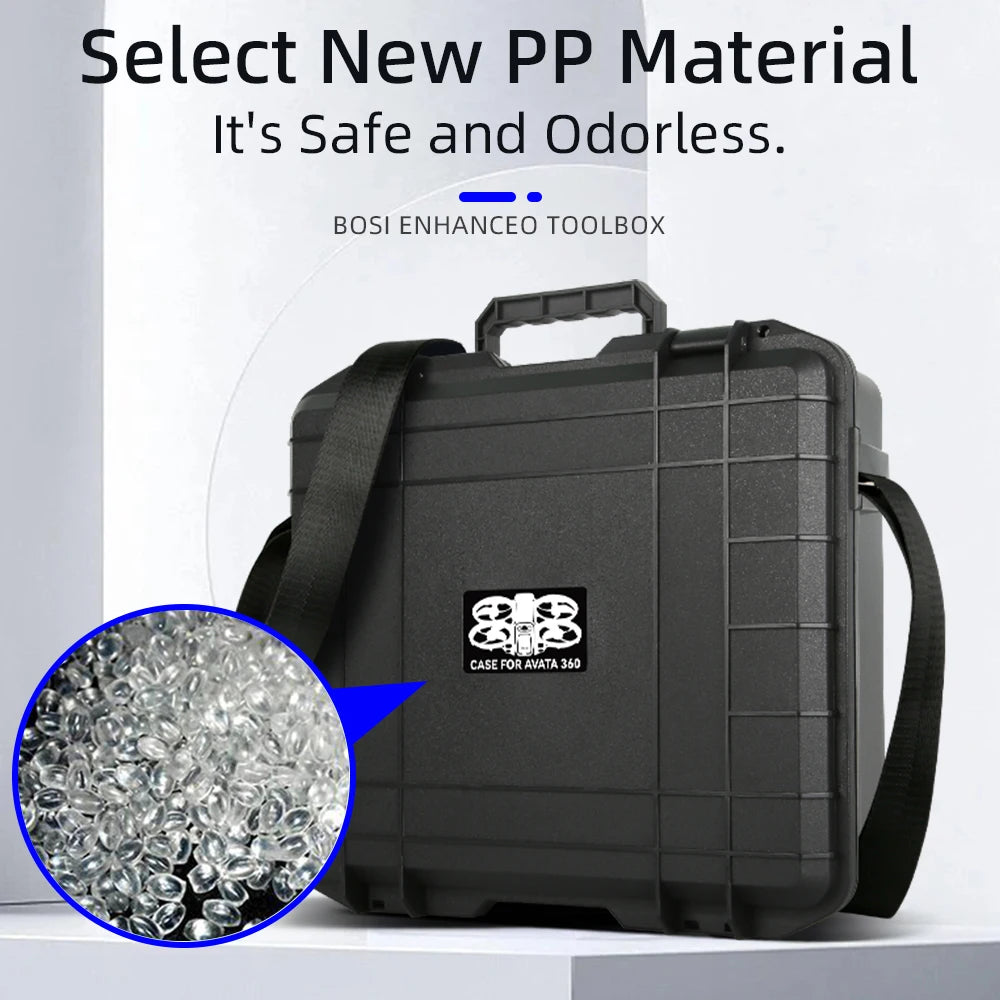 Explosion-Proof Case Storage Box Hard-Shell Storage Case For DJI Avata 360 Perfect To Organize Your Machine Peaceful Pleasures Health and Wellness