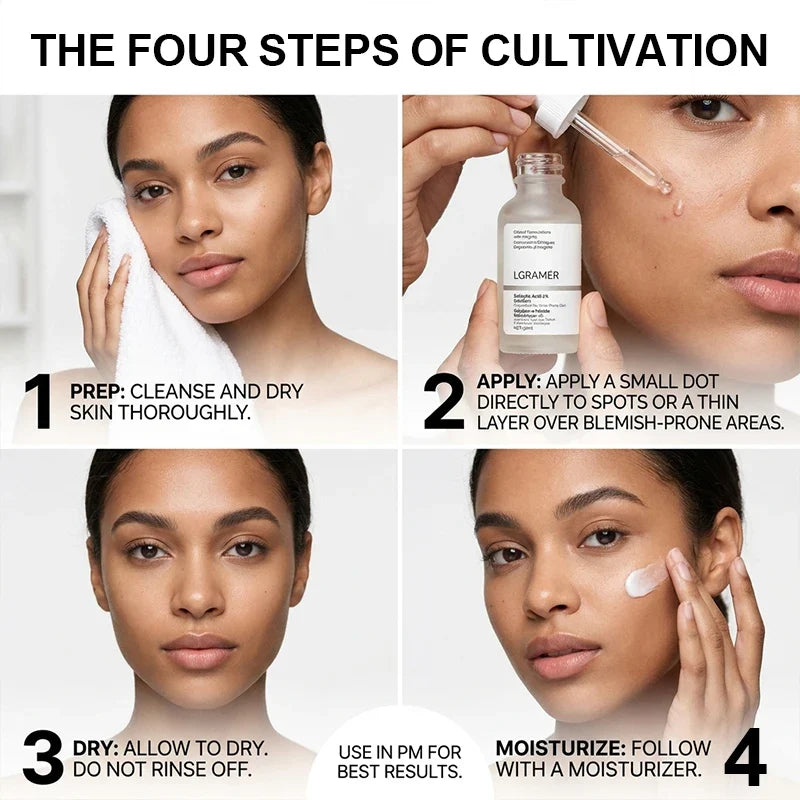 LGRAMER 2% Salicylic Acid Serum – Pore Cleansing 30ml