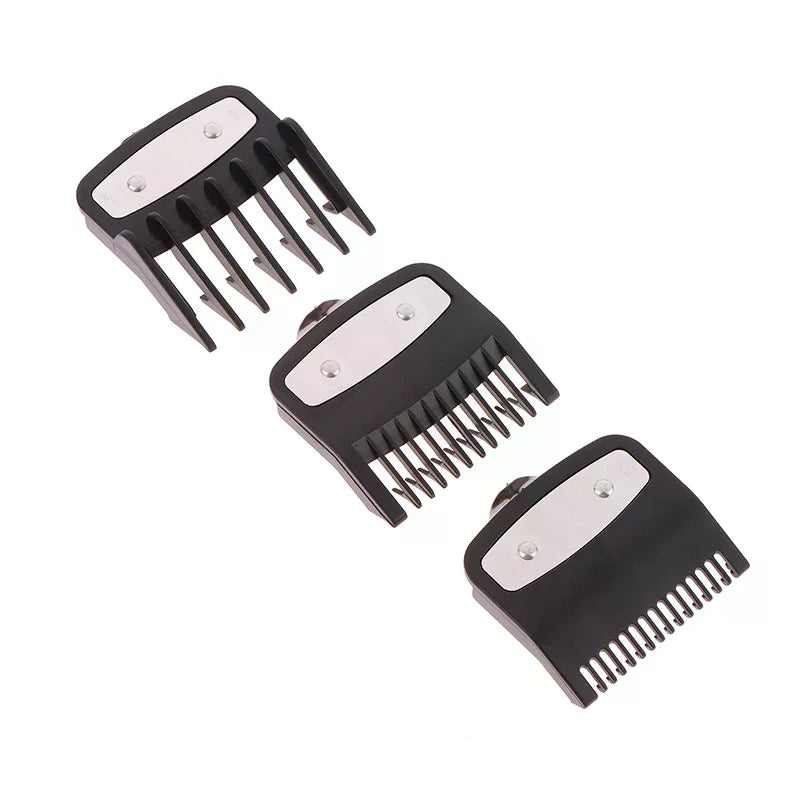 3Pcs Hair Clipper Guards Guide Combs Trimmer Cutting Guides Styling Tools Attachment Compatible 1.5mm 3mm 4.5mm Peaceful Pleasures Health and Wellness