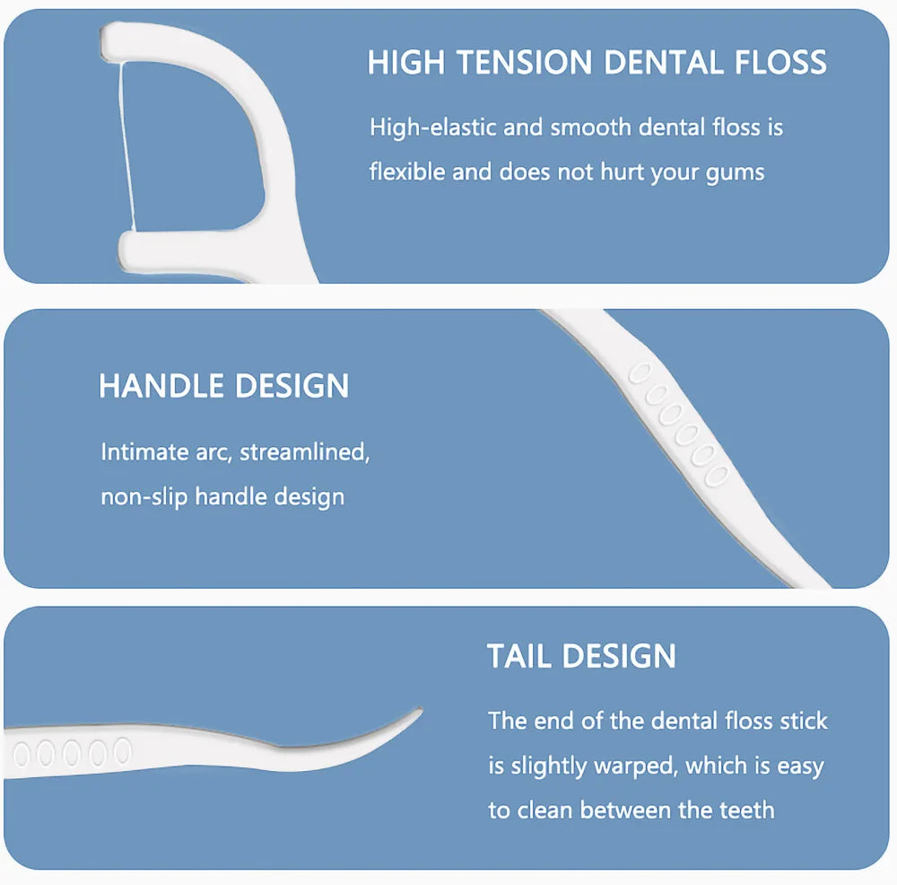 150PCS Toothpick Oral Care Interdental Brushes Plaque Remove Teeth Floss Teeth Cleaning Soft Rubber Bristle Oral Hygiene 150PCS Peaceful Pleasures Health and Wellness