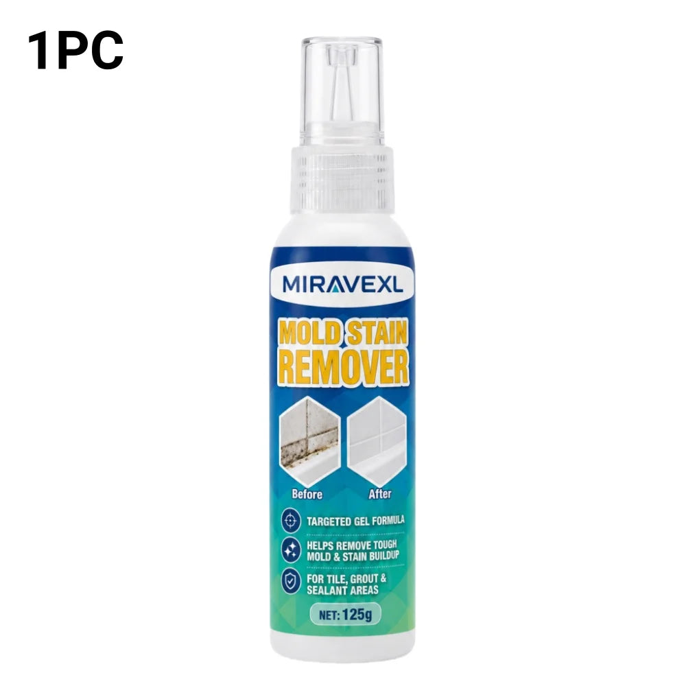 Mold Stain Remover Gel Washing Machine Cleaner for Bathroom Tile Grout Sink Fridge Kitchen Home Stain Cleaning Gel Peaceful Pleasures Health and Wellness 1PC